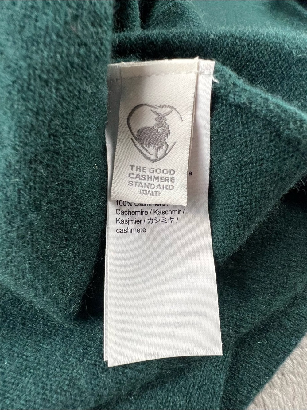 J.Crew 100% Cashmere Sweater Mens Size M Green Crewneck Long Sleeve Luxury - Picture 10 of 13